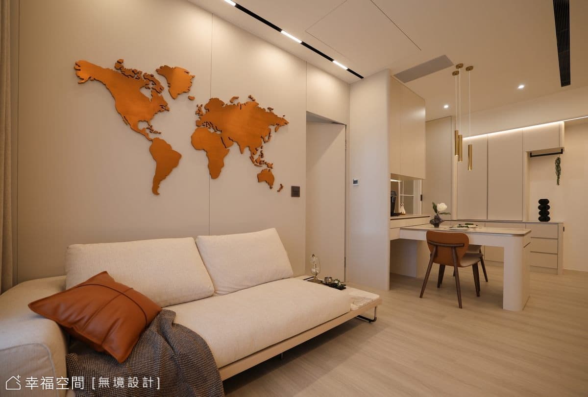 心旅，光影流動的暖心宅｜現代風｜19坪