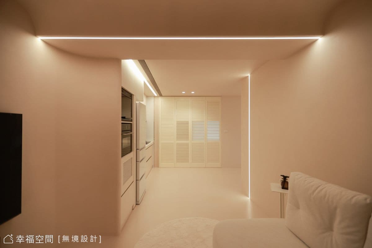 極簡美感體現 優雅兩人生活│現代極簡風│20坪