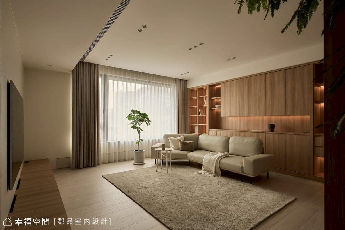 台北內湖｜忙著在家行光合作用 43坪日式混搭宅