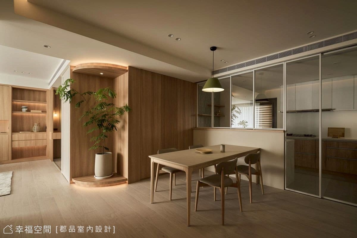 台北內湖｜忙著在家行光合作用 43坪日式混搭宅