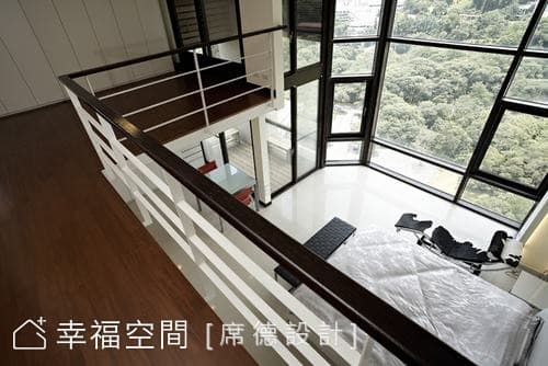 二樓望向窗外景觀