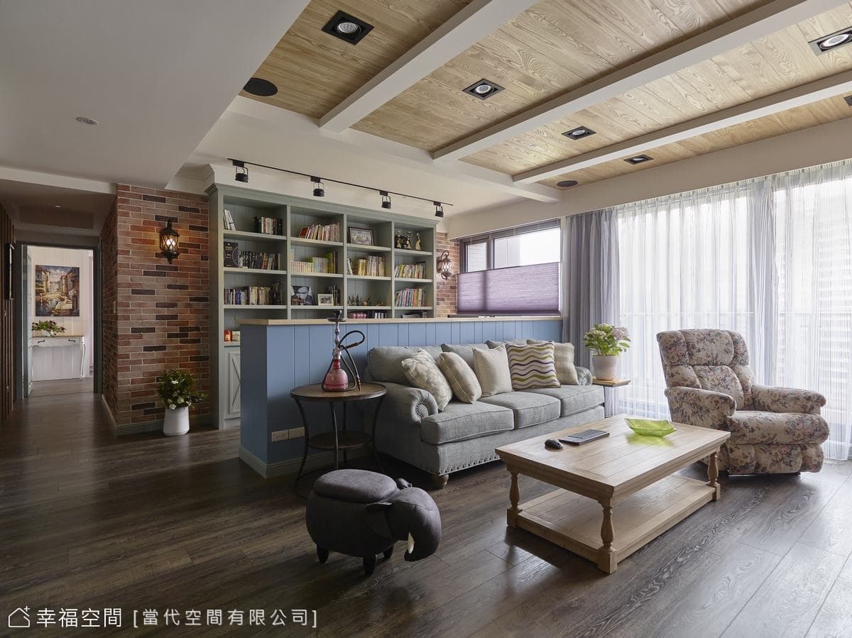 圍塑寫意生活的美式休閒宅│45坪