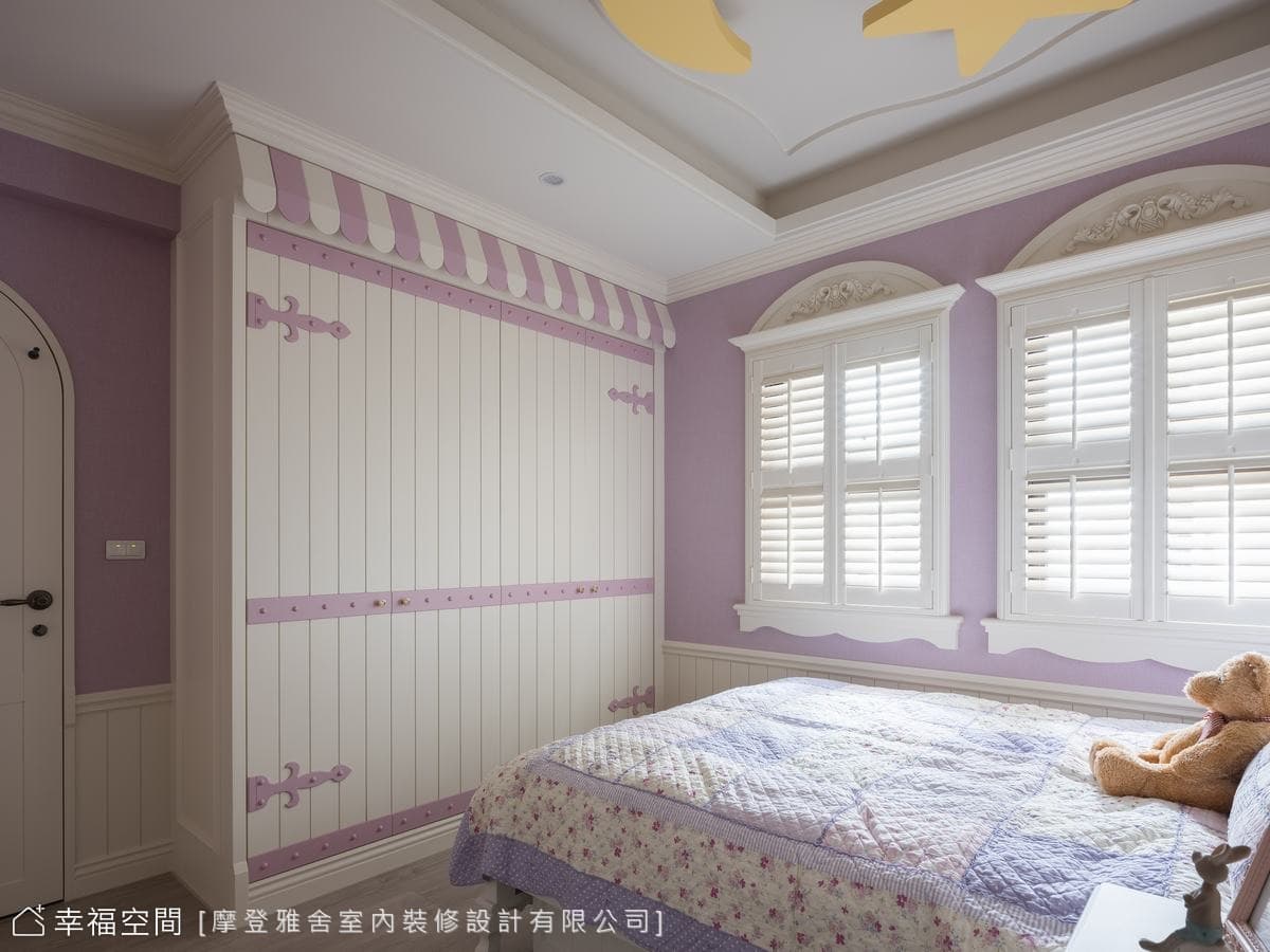 動漫般場景 寵妻紫藤花鄉村風城堡