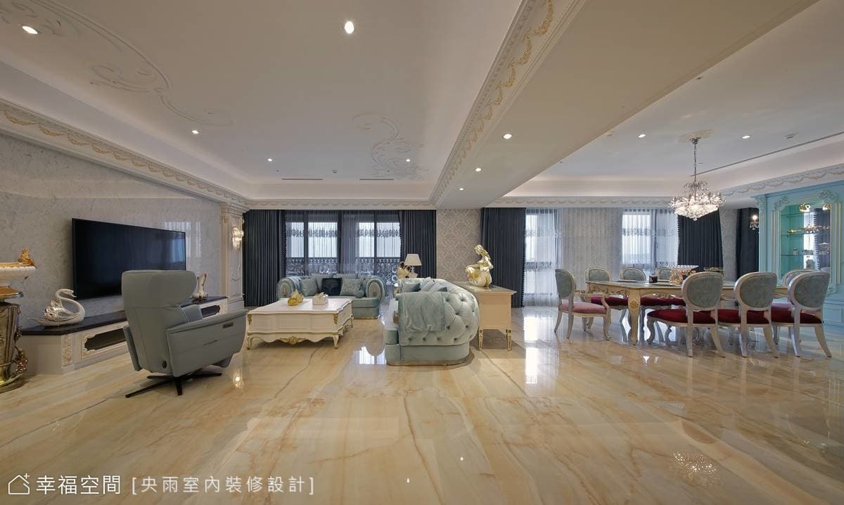 新古典迷情風華絕代，品酌鎏光時尚風韻｜新古典風｜65坪