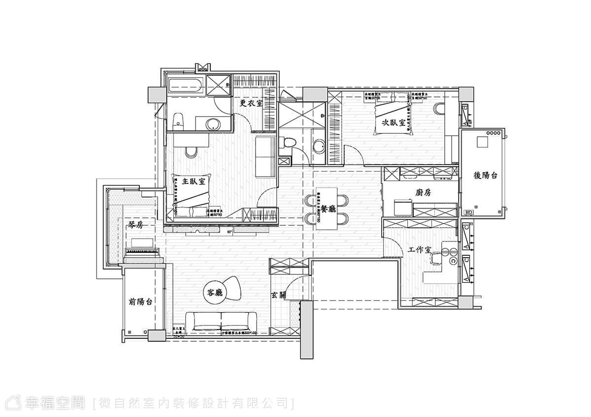 少女與貓的遊戲場｜北歐風｜43坪｜4房、2廳、2衛