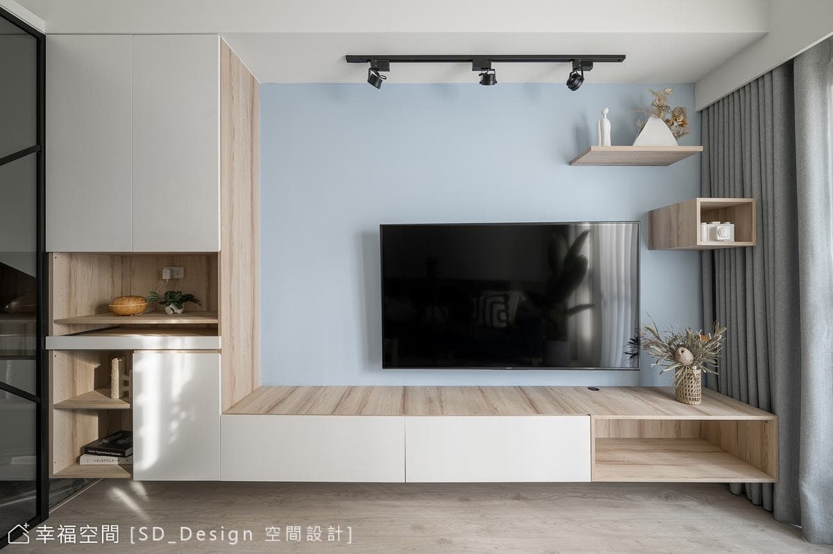 重新定義完美，兼容機能美學的清新單身主義宅│北歐風│15坪