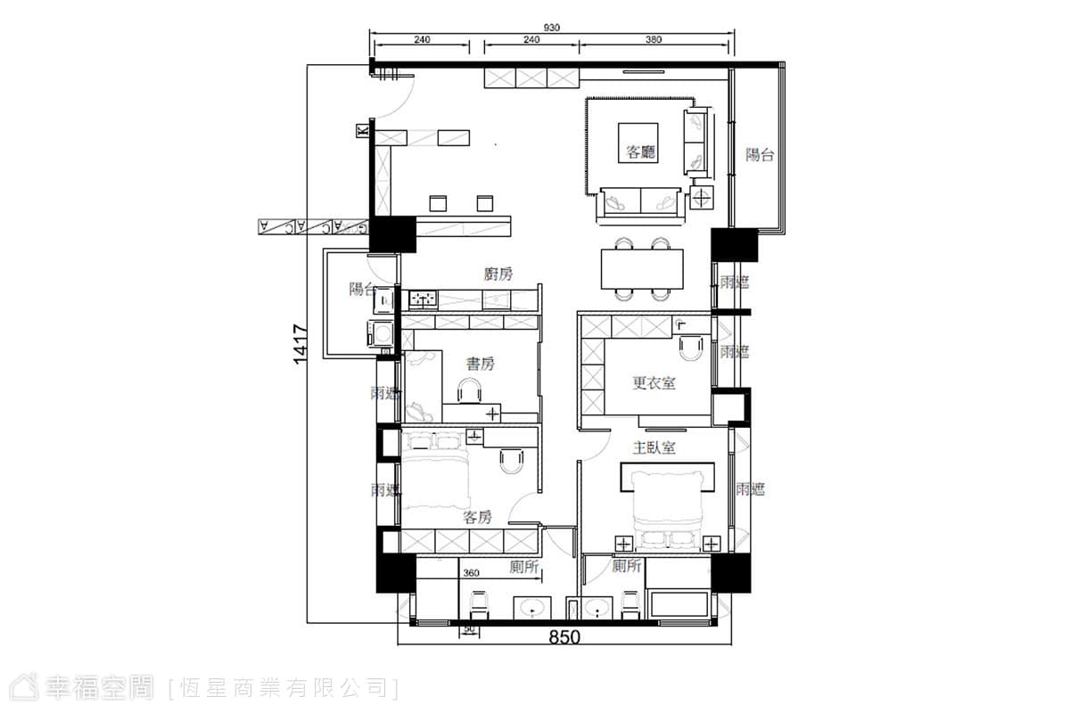 結合現代與古典的美式浪漫宅