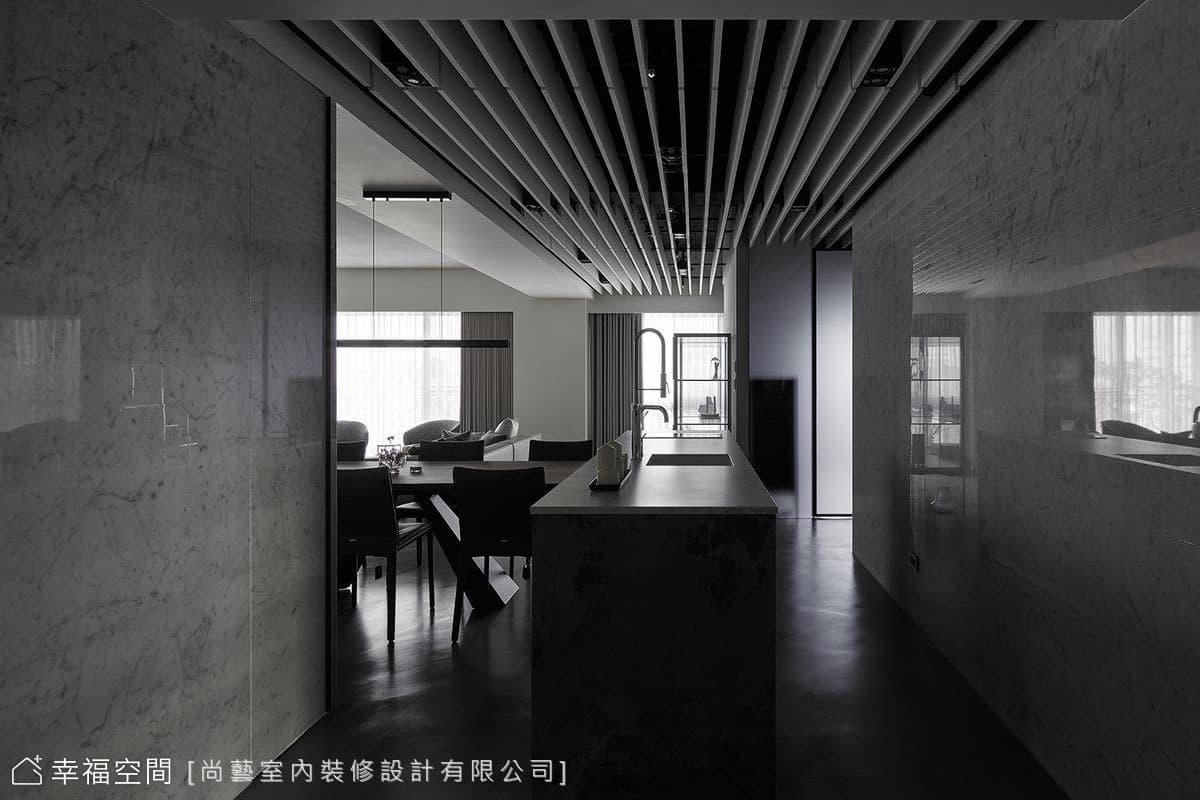 格柵線條層次感