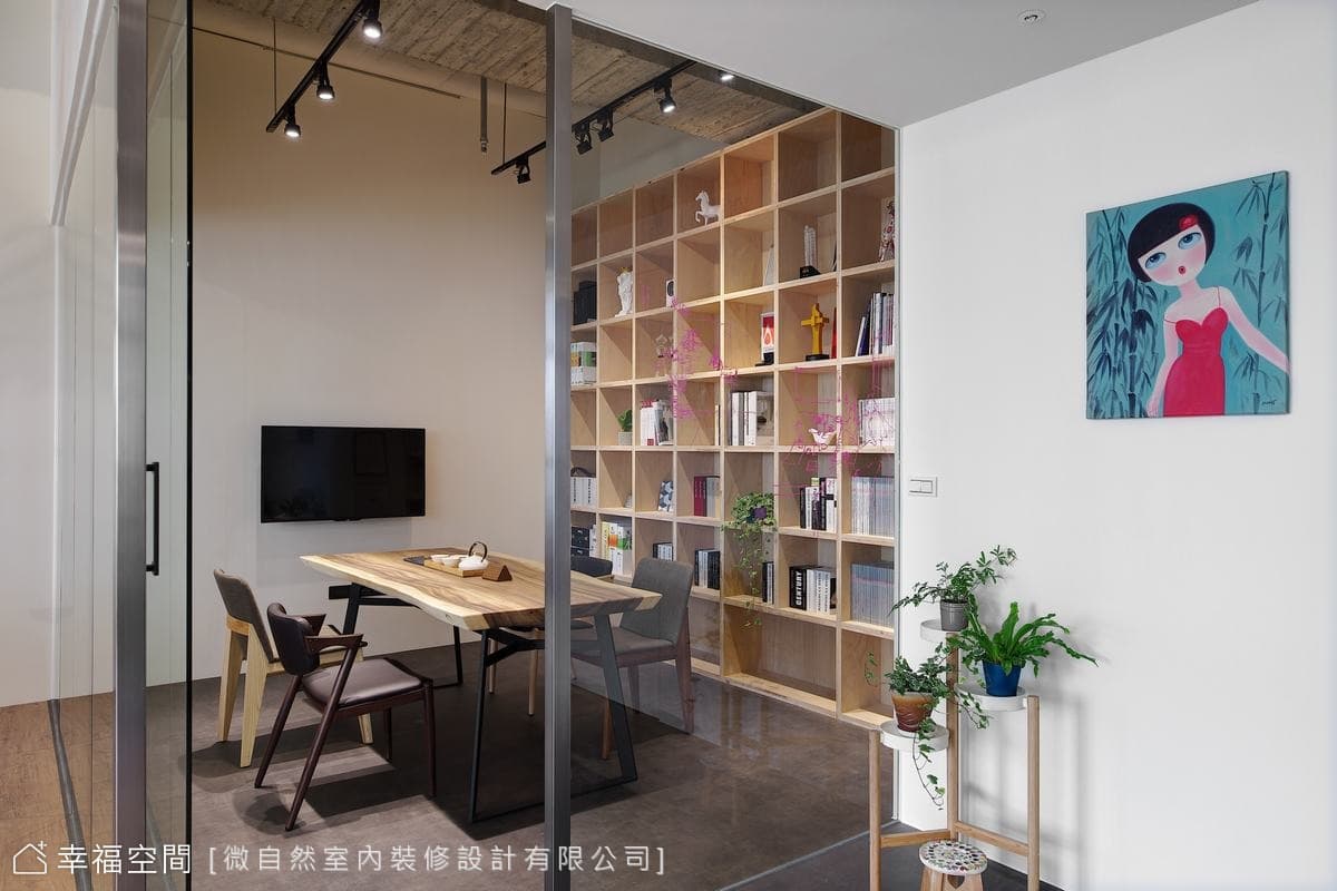以植物為主角的森林系辦公室