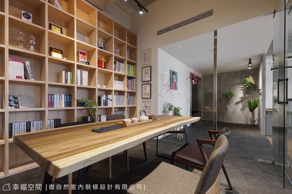 以植物為主角的森林系辦公室