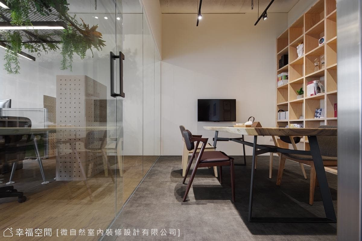 以植物為主角的森林系辦公室