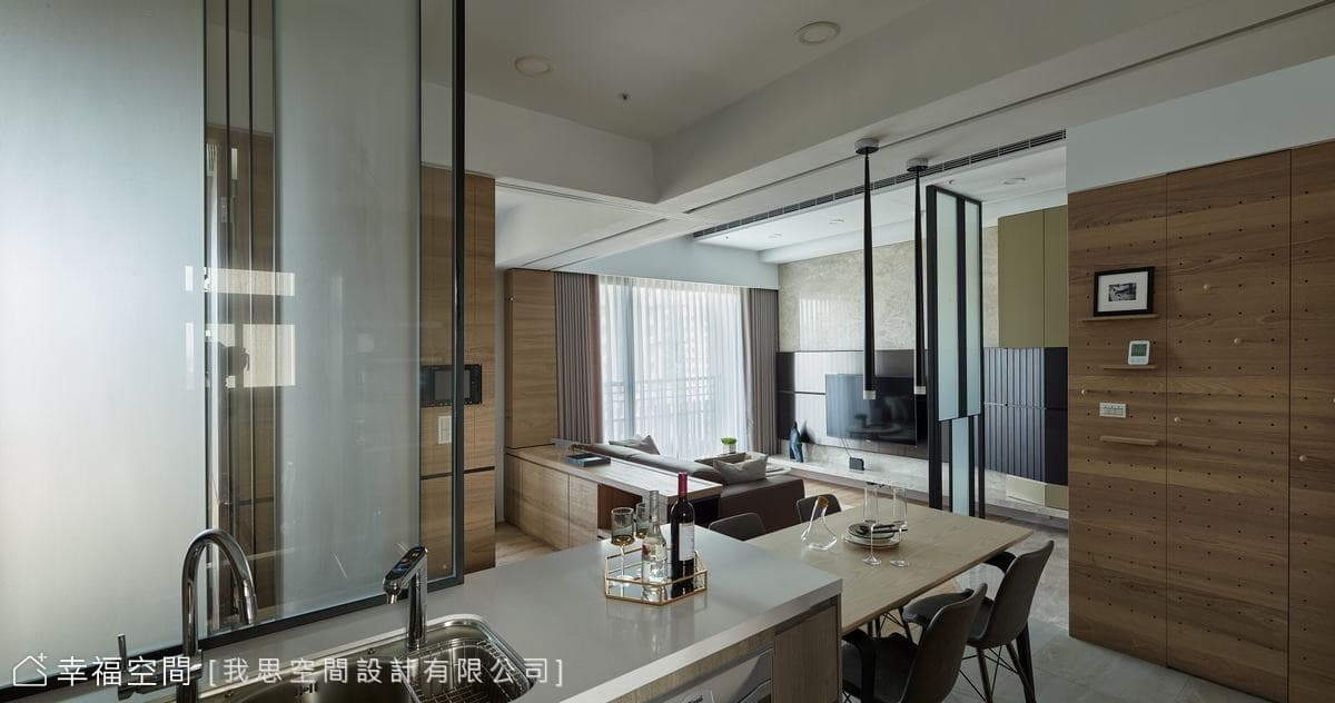 L型廚房內側收納