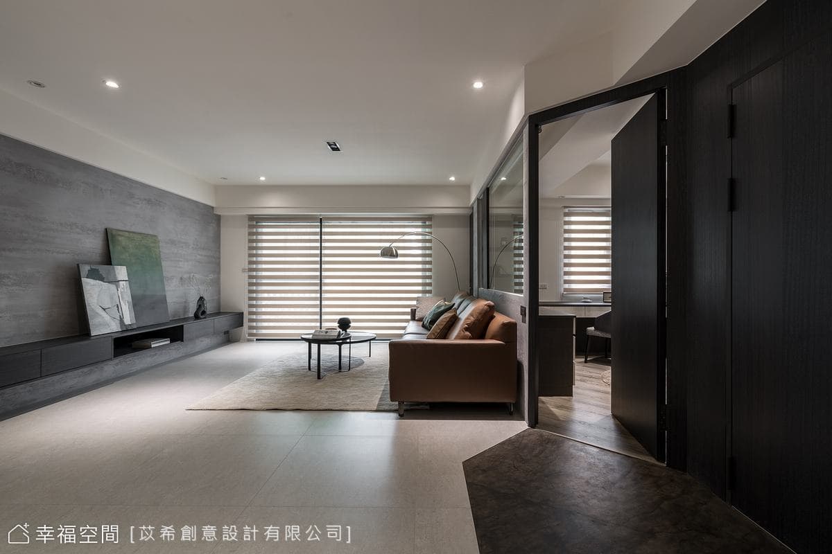 老屋華麗轉身 砌築內斂灰階品味宅│現代風│44坪