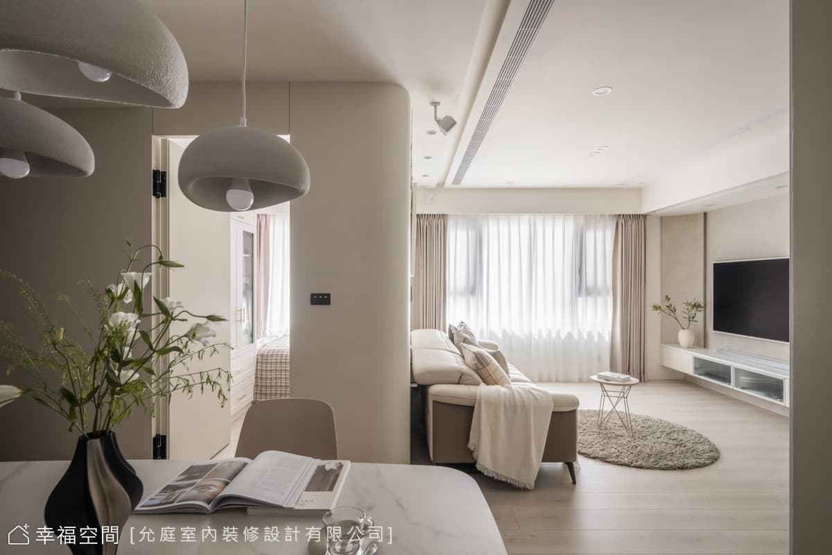 蘊雅藏馨│現代北歐奶茶風│20坪