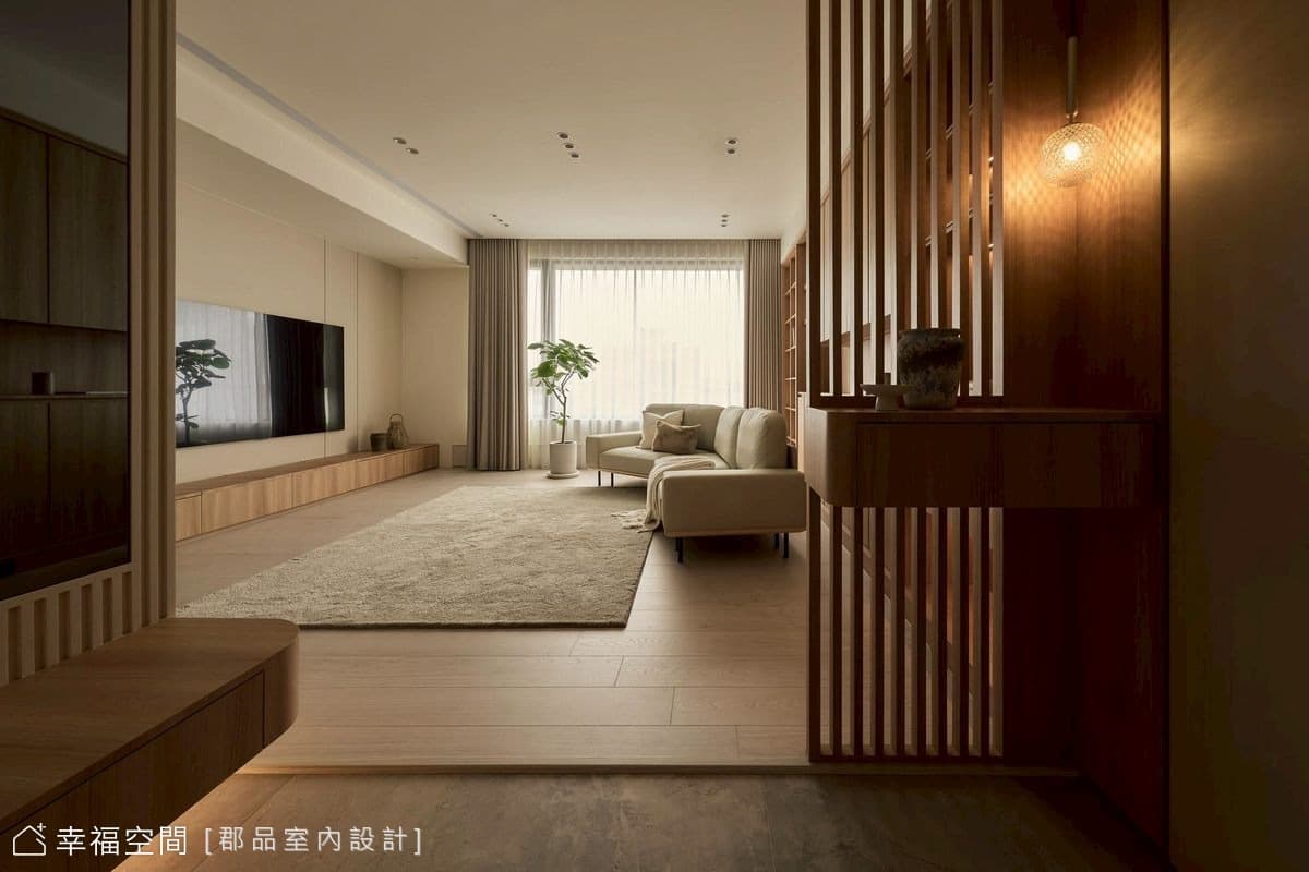 台北內湖|忙著在家行光合作用 43坪日式混搭宅